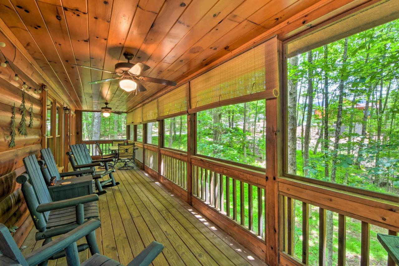 Pinot And Pine Chic Log Cabin About 5 Mi To Blue Ridge Exterior photo