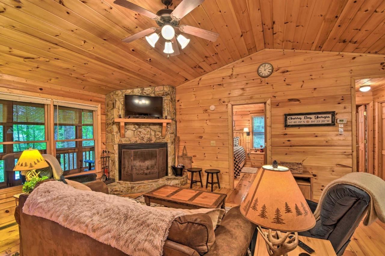 Pinot And Pine Chic Log Cabin About 5 Mi To Blue Ridge Exterior photo