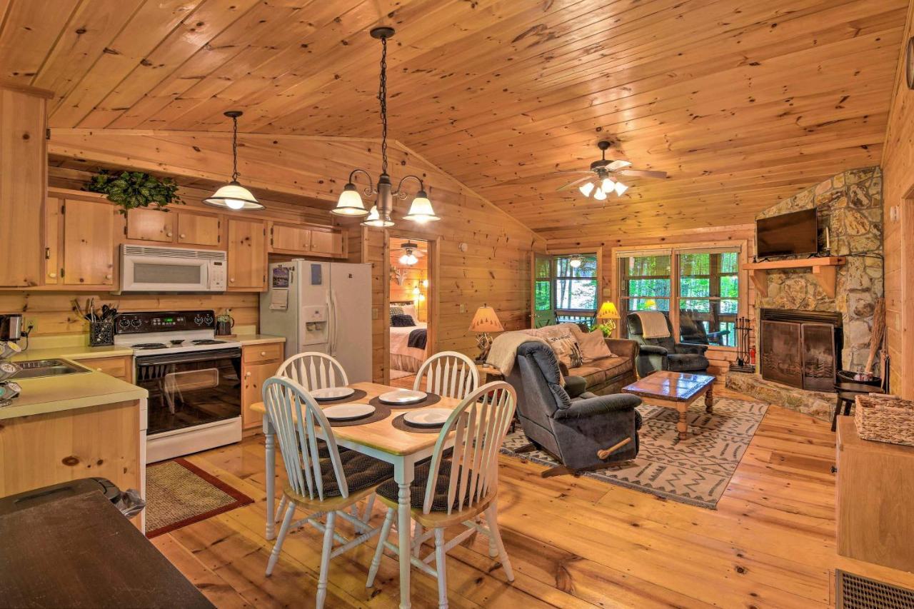 Pinot And Pine Chic Log Cabin About 5 Mi To Blue Ridge Exterior photo