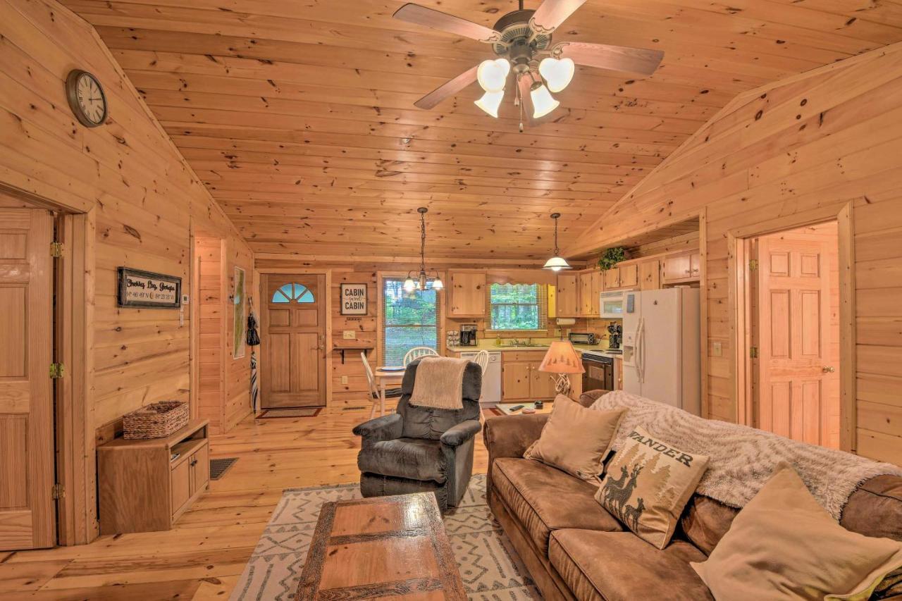 Pinot And Pine Chic Log Cabin About 5 Mi To Blue Ridge Exterior photo