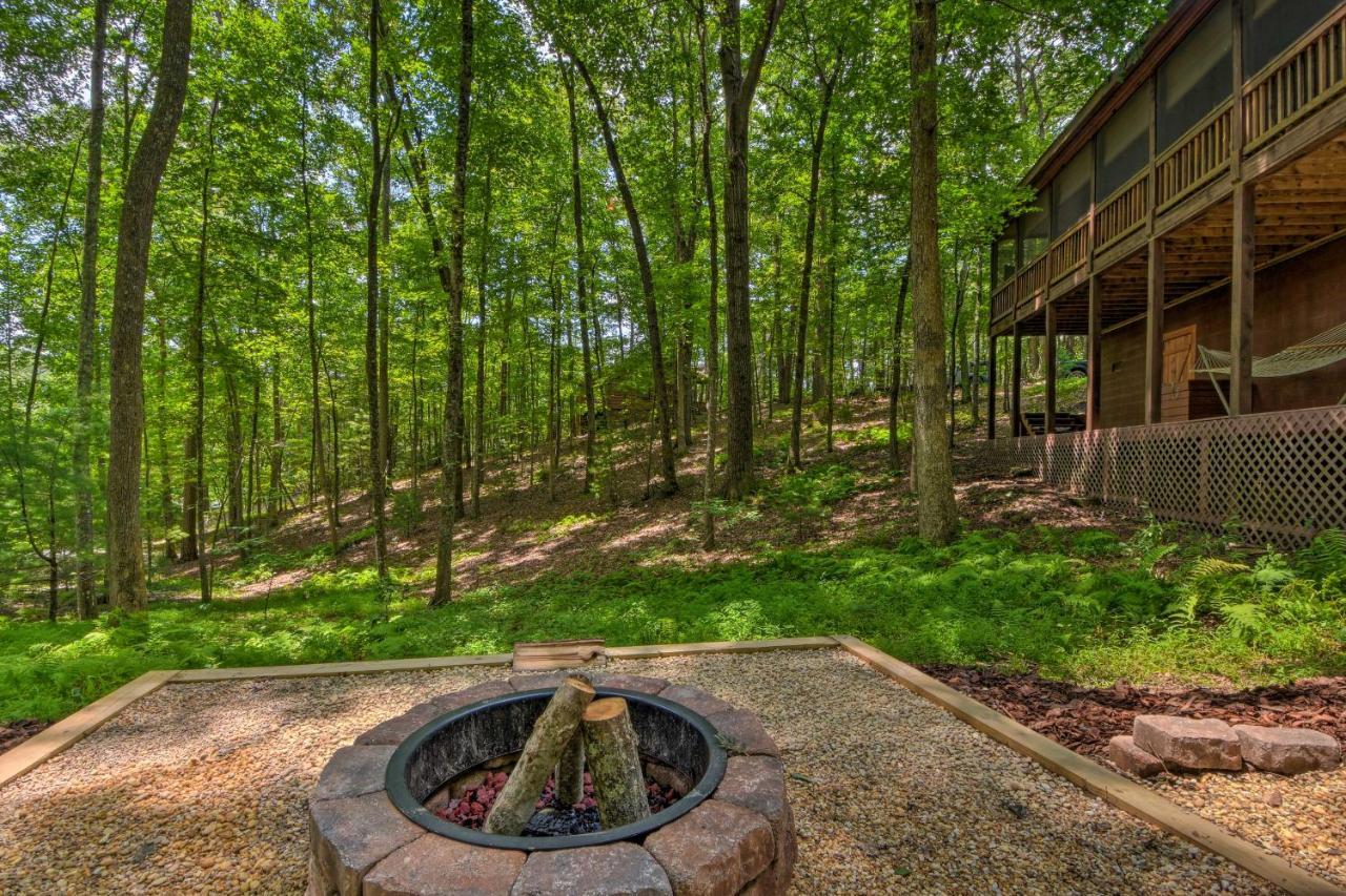 Pinot And Pine Chic Log Cabin About 5 Mi To Blue Ridge Exterior photo