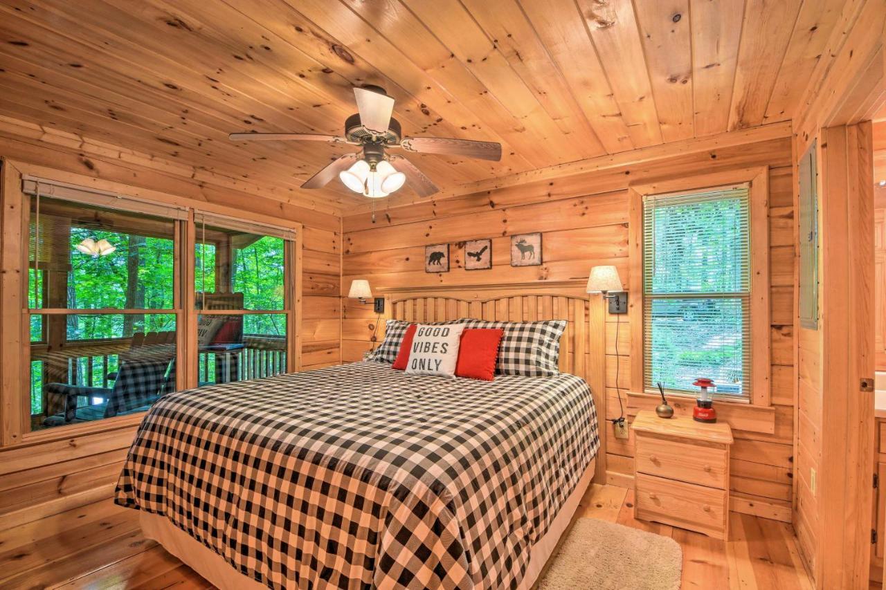 Pinot And Pine Chic Log Cabin About 5 Mi To Blue Ridge Exterior photo