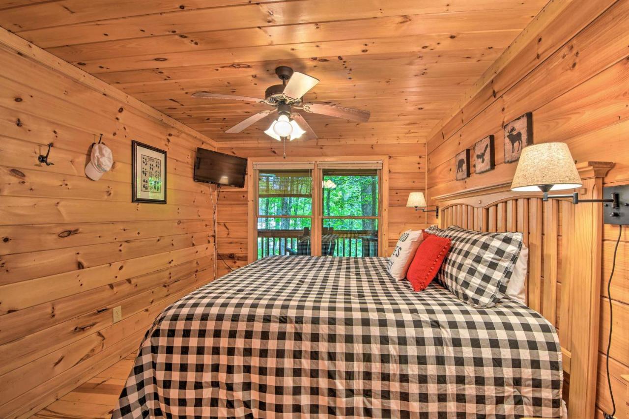Pinot And Pine Chic Log Cabin About 5 Mi To Blue Ridge Exterior photo