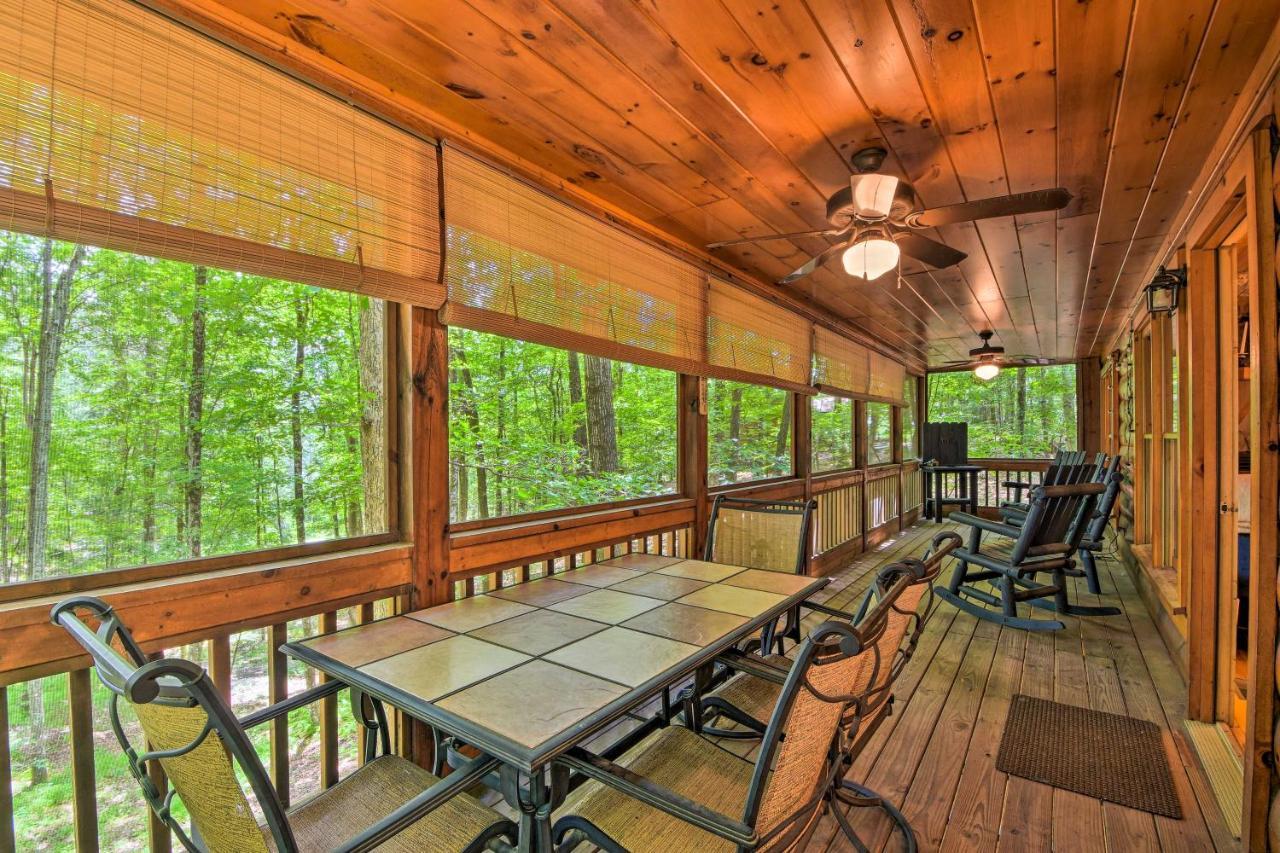 Pinot And Pine Chic Log Cabin About 5 Mi To Blue Ridge Exterior photo